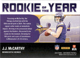 2024 J.J. McCarthy Panini Contenders ROOKIE OF THE YEAR CONTENDERS #8 Minnesota Vikings