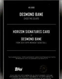 2024 Desmond Bane Topps Midnight HORIZON SIGNATURES AUTO AUTOGRAPH #HS-DEB Memphis Grizzlies