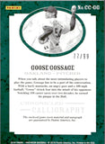 2016 Goose Gossage Panini Pantheon CHRONICLED CALLIGRAPHY JERSEY AUTO 77/99 AUTOGRAPH RELIC #CC-GG Oakland A's HOF