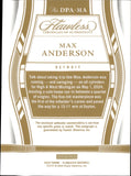 2025 Max Anderson Panini Flawless PATCH AUTO 23/25 AUTOGRAPH RELIC #DPA-MA Detroit Tigers
