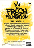 2021 Franz Wagner Upper Deck Skybox Metal Universe Champions FRESH FOUNDATION PRECIUOS METAL GEMS PINK ROOKIE 75/75 RC #FF9 Orlando Magic