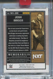 2024 Josh Briggs Panini Three Count WWE MEMORABILIA SHIRT AUTO 113/149 AUTOGRAPH RELIC #MA-JBR NXT
