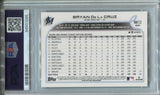 2022 Bryan De La Cruz Topps Holiday METALLIC ROOKIE RC PSA 10 #HW113 Miami Marlins 1095