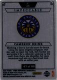 2025 Cameron Brink Panini Impeccable WNBA STAINLESS STARS 47/99 #25 Los Angeles Sparks