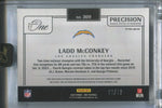 2024 Ladd McConkey Panini One ROOKIE PRECISION JUMBO PATCH AUTO 29/99 AUTOGRAPH RELIC RC #309 Los Angeles Chargers