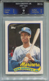 1989 Ken Griffey Jr. Topps Traded ROOKIE RC ECG 9 #41T Seattle Mariners HOF 3036