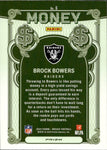 2024 Brock Bowers Panini Mosaic HOLO SILVER MONEY ROOKIE RC #6 Las Vegas Raiders