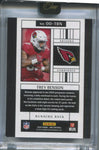 2024 Trey Benson Panini One ROOKIE ORIGINALS RC #OO-TBN Arizona Cardinals