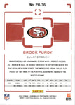 2022 Brock Purdy Panini Chronicles Photogenic BRONZE ROOKIE RC #PH-36 San Francisco 49ers