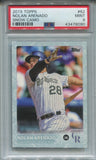 2015 Nolan Arenado Topps Series 1 SNOW CAMO 15/99 PSA 9 #62 Colorado Rockies 8090
