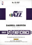 2021-22 Darrell Griffith Panini NBA Hoops GREAT SIGNIFICANCE AUTO AUTOGRAPH #GS-DGF Utah Jazz