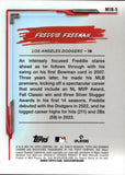 2024 Freddie Freeman Bowman Chrome MEGA BOX MY 1ST BOWMAN GREEN REFRACTOR #M1B-5 Los Angeles Dodgers