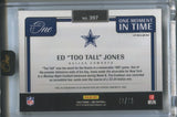 2024 Ed "Too Tall" Jones Panini One GOLD ONE MOMENT IN TIME AUTO 02/10 AUTOGRAPH #397 Dallas Cowboys HOF