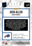 2018 Josh Allen Panini Donruss Elite Series ROOKIE RC #ESR-4 Buffalo Bills