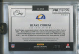 2024 Blake Corum Panini One PRECISION ROOKIE PATCH AUTO 59/99 AUTOGRAPH RELIC #311 Los Angeles Rams