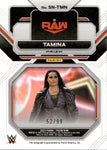 2022 Tamina Panini Prizm WWE RED SENSATIONAL SIGNATURES AUTO 52/99 AUTOGRAPH #SN-TMN Monday Night Raw