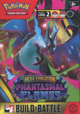 Pokemon Mega Evolution Phantasmal Flames, Build & Battle Box