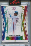 2025 Darryl Strawberry Leaf Spectacular RAINBOW FOIL 3/3 #23 New York Mets