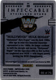 2023 "Hollywood" Hulk Hogan Panini Immaculate Collection WWE STAINLESS STARS 66/75 #25 WWE HOF