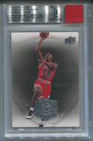 2009-10 Michael Jordan Upper Deck Legacy Collection TRIPLE DOUBLE V NEW YORK GAME USED SHOOTING SHIRT JERSEY FUSION RELIC BGS 9 #38 Chicago Bulls HOF