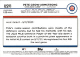 2024 Pete Crow-Armstrong Topps Update JACK O'LANTERN SP ROOKIE RC #US91 Chicago Cubs