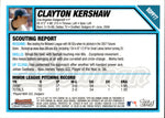 2007 Clayton Kershaw Bowman Draft Picks & Prospects Chrome ROOKIE RC #BDPP77 Los Angeles Dodgers