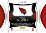 2022 Trey McBride Panini Certified ORANGE FRESHMAN FABRIC ROOKIE PATCH AUTO 158/199 AUTOGRAPH RELIC RC #239 Arizona Cardinals