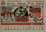 1956 Dale Mitchell Topps #268 Cleveland Indians BV $20