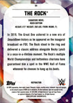 2020 Dwayne The Rock Johnson Topps Chrome REFRACTOR #64 WWE Legend 2