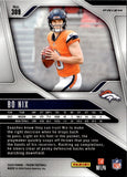 2024 Bo Nix Panini Prizm ORANGE DISCO ROOKIE RC #309 Denver Broncos