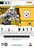 2017 T.J. Watt Panini Father's Day FUTURE FRAMES ROOKIE 02/10 RC #75 Pittsburgh Steelers