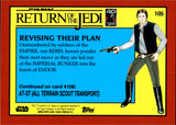 2023 Revising Their Plan Topps Chrome Star Wars Sapphire Edition AQUA 44/75 #105 Return of the Jedi