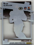 2020 AJ Dillon Panini Chronicles Clearly Donruss RED RATED ROOKIE 113/199 RC #RR-AD Green Bay Packers
