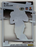 2020 AJ Dillon Panini Chronicles Clearly Donruss RED RATED ROOKIE 113/199 RC #RR-AD Green Bay Packers