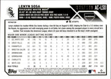 2023 Lenyn Sosa Topps Chrome REFRACTOR ROOKIE AUTO 365/499 AUTOGRAPH RC #AC-LSO Chicago White Sox