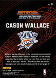 2023-24 Cason Wallace Panini Donruss ROOKIE HOLO LASER RETRO SERIES 55/99 RC #9 Oklahoma City Thunder
