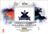 2025 Yolanda Griffith Panini Impeccable WNBA GOLD CANVAS CREATIONS AUTO 13/49 AUTOGRAPH #CC-YG Sacramento Monarchs