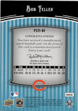 2008 Bob Feller Upper Deck Premier PREMIER STITCHINGS MANUFACTURED PATCH 47/75 #PSTI-BF Cleveland Indians