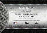 2024 Nolan Arenado Topps Diamond Icons WHITE POLYCHROMATINK PURPLE INK AUTO 04/15 AUTOGRAPH #WPA-NA St. Louis Cardinals