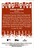 2022 Shohei Ohtani Topps Chrome NEW CLASSICS #NC-6 Anaheim Angels
