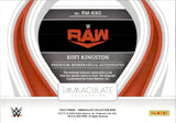 2023 Kofi Kingston Panini Immaculate Collection WWE JUMBO SHIRT AUTO 79/99 AUTOGRAPH RELIC #MA-KKG Monday Night Raw
