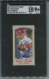 2021 Kolten Wong Topps Archives Signature Series GYPSY QUEEN MINI AUTO 1/1 ONE OF ONE AUTOGRAPH SGC 9/10 #57 St. Louis Cardinals 3450