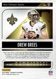 2025 Drew Brees Panini Silhouette RED 16/17 #51 New Orleans Saints