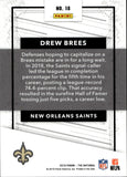 2019 Drew Brees Panini The National EXPLOSION 06/40 #18 New Orleans Saints