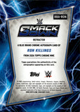 2026 Ron Killings Topps Chrome WWE BLUE BRAND REFRACTOR AUTO AUTOGRAPH #BBA-RON Friday Night Smackdown