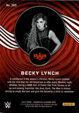 2023 Becky Lynch Panini Chronicles WWE ILLUSIONS RED 193/199 #260 Monday Night Raw