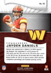 2024 Jayden Daniels Panini Illusions BRONZE ROOKIE RC #93 Washington Commanders 3