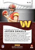 2024 Jayden Daniels Panini Illusions BRONZE ROOKIE RC #93 Washington Commanders 3