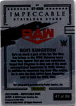 2023 Kofi Kingston Panini Impeccable WWE STAINLESS STARS AUTO 41/99 AUTOGRAPH #EM-KKG Friday Night Smackdown