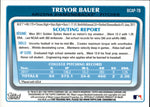 2011 Trevor Bauer Bowman Chrome 1ST BOWMAN AUTO AUTOGRAPH #BCAP-TB Arizona Diamondbacks